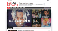 Desktop Screenshot of hiphophotwire.com